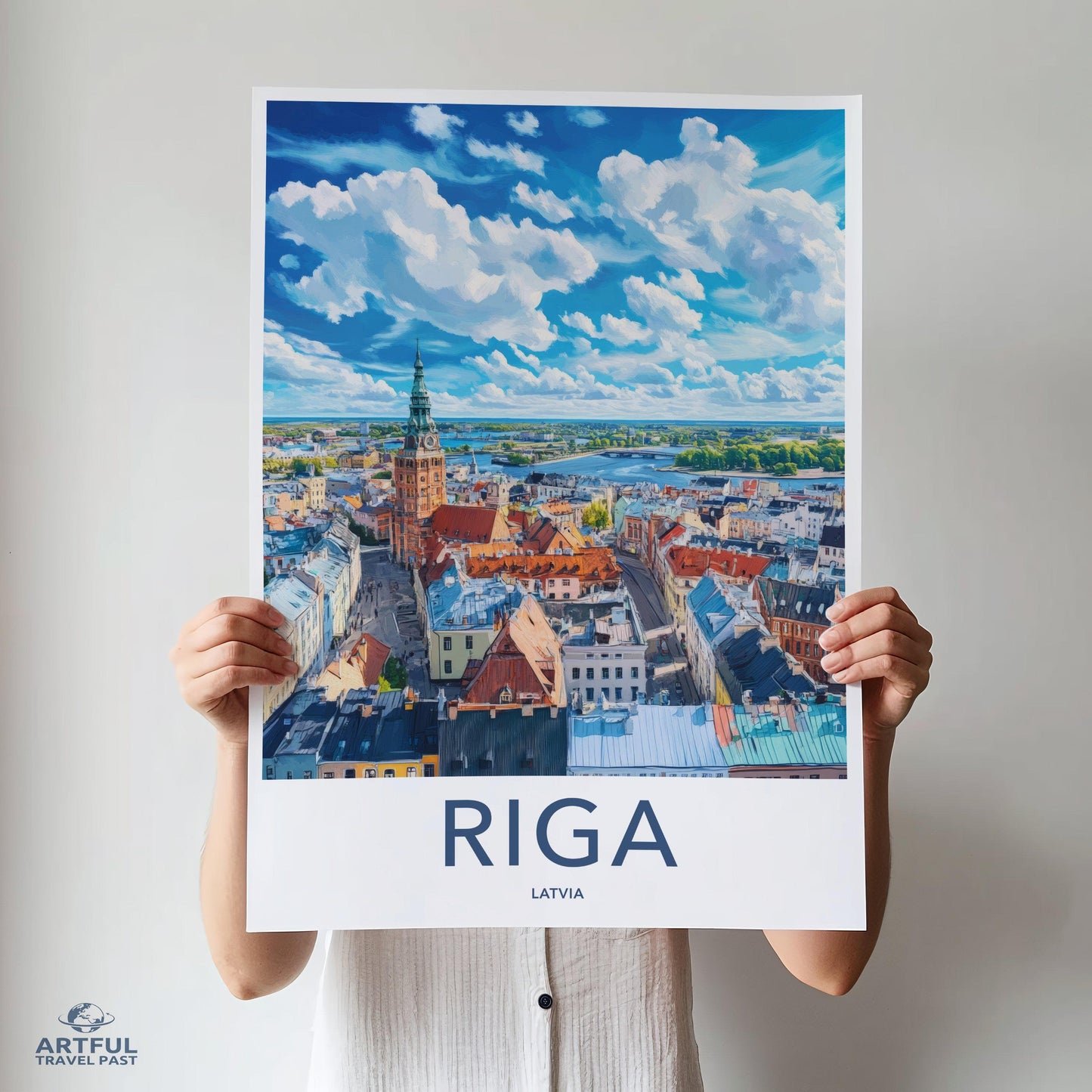 Riga Poster - Latvia Wall Art