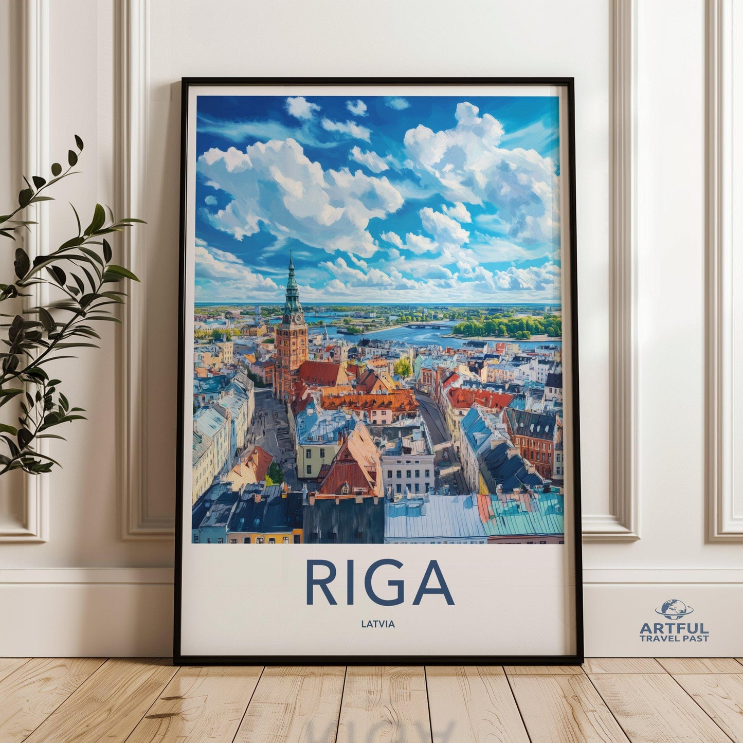 Riga Poster - Latvia Wall Art