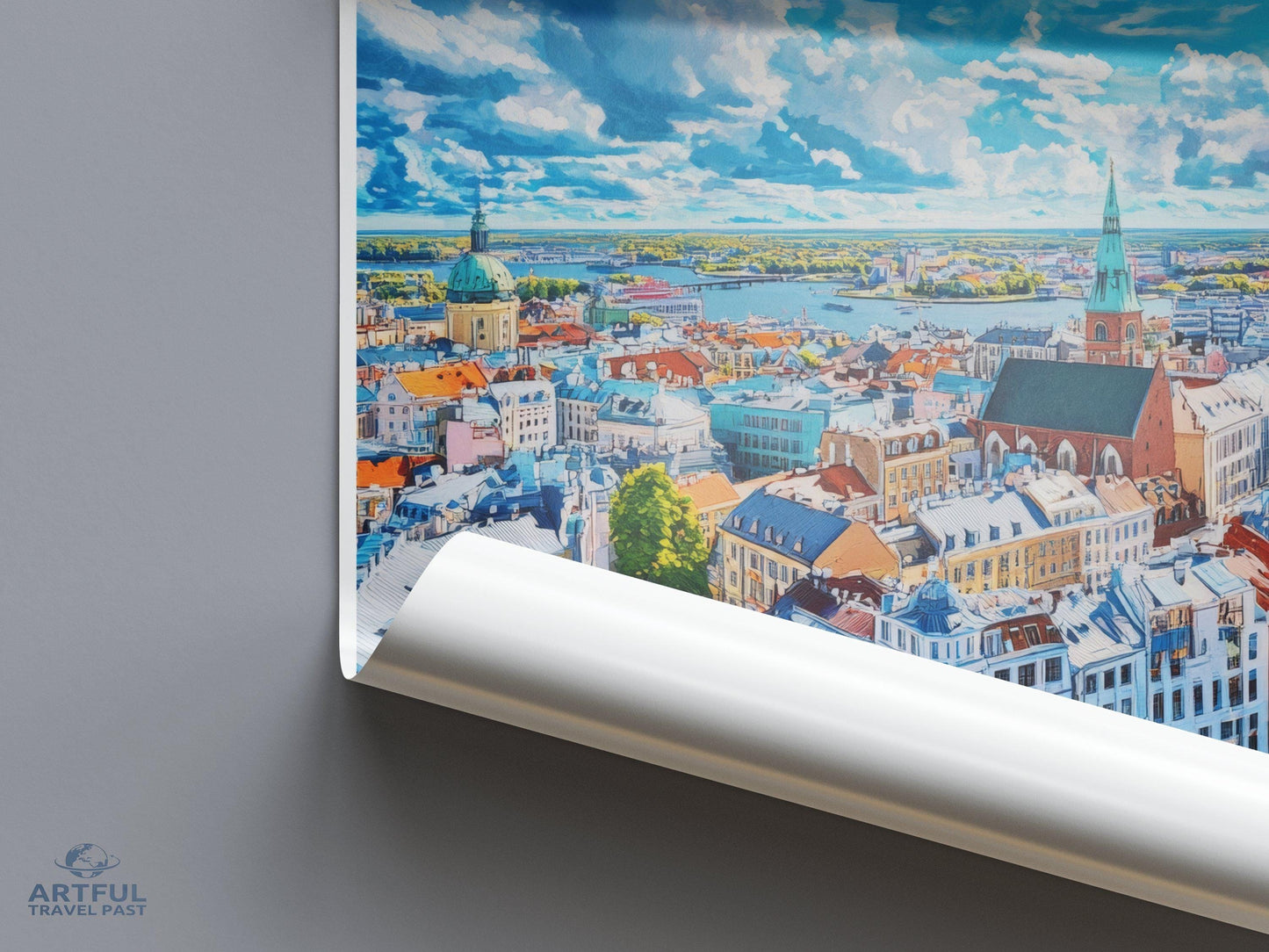 Riga Poster - Latvia Wall Art