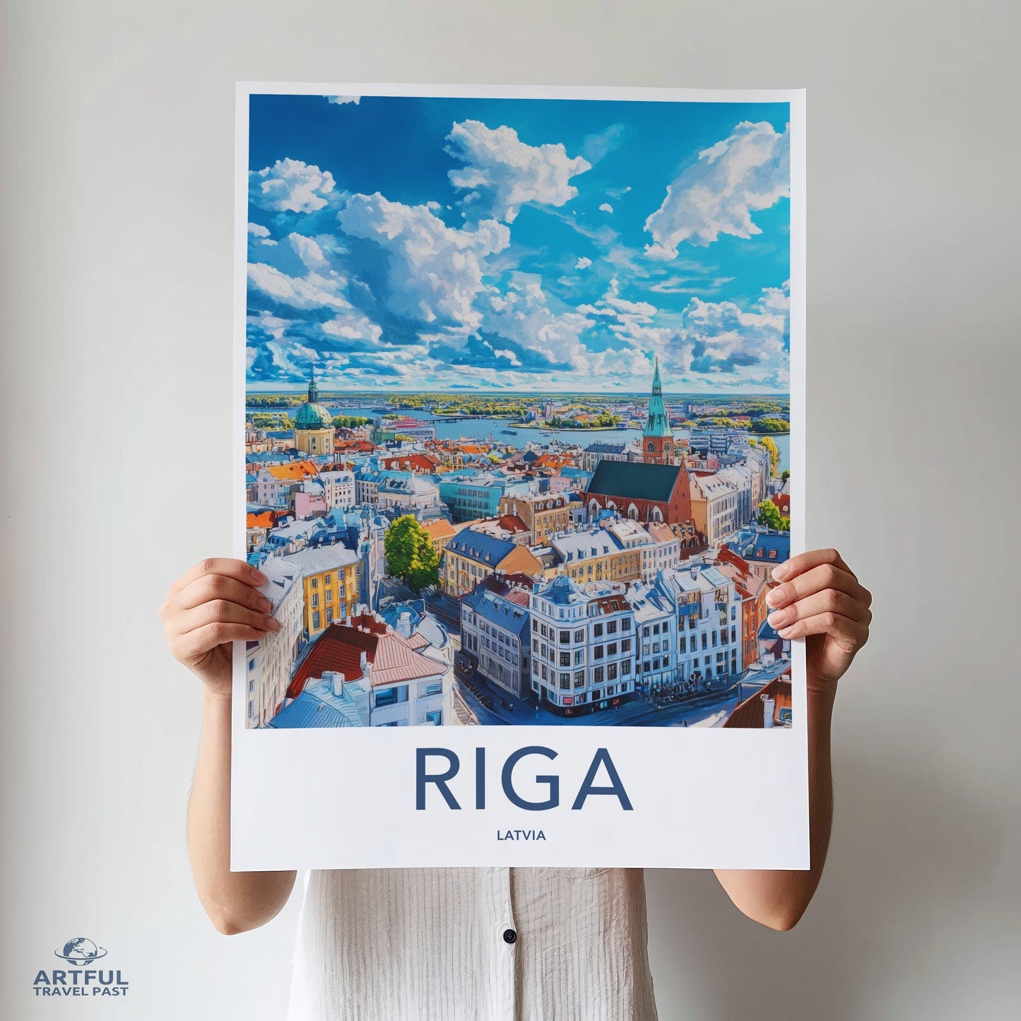 Riga Poster - Latvia Wall Art