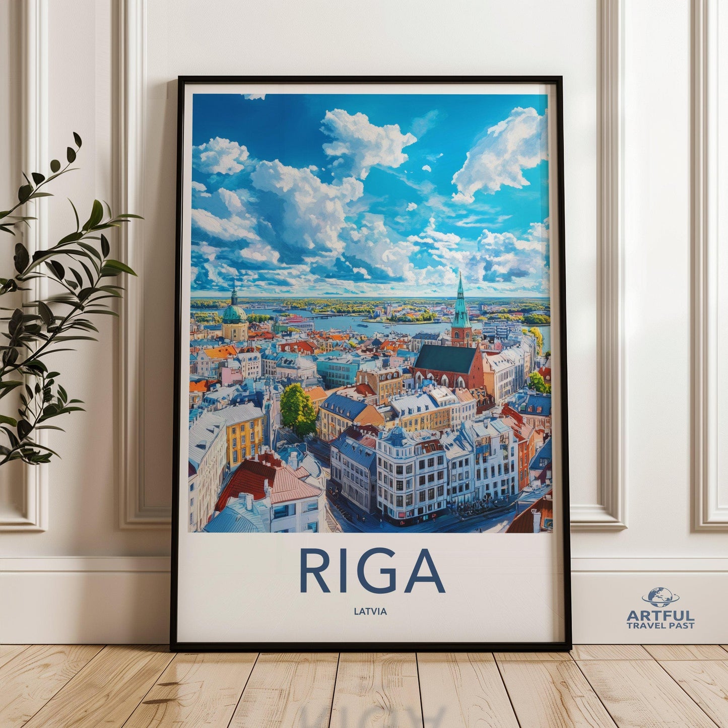 Riga Poster - Latvia Wall Art