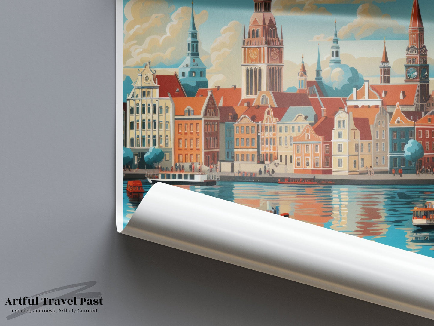 Riga Poster - Latvia Wall Art