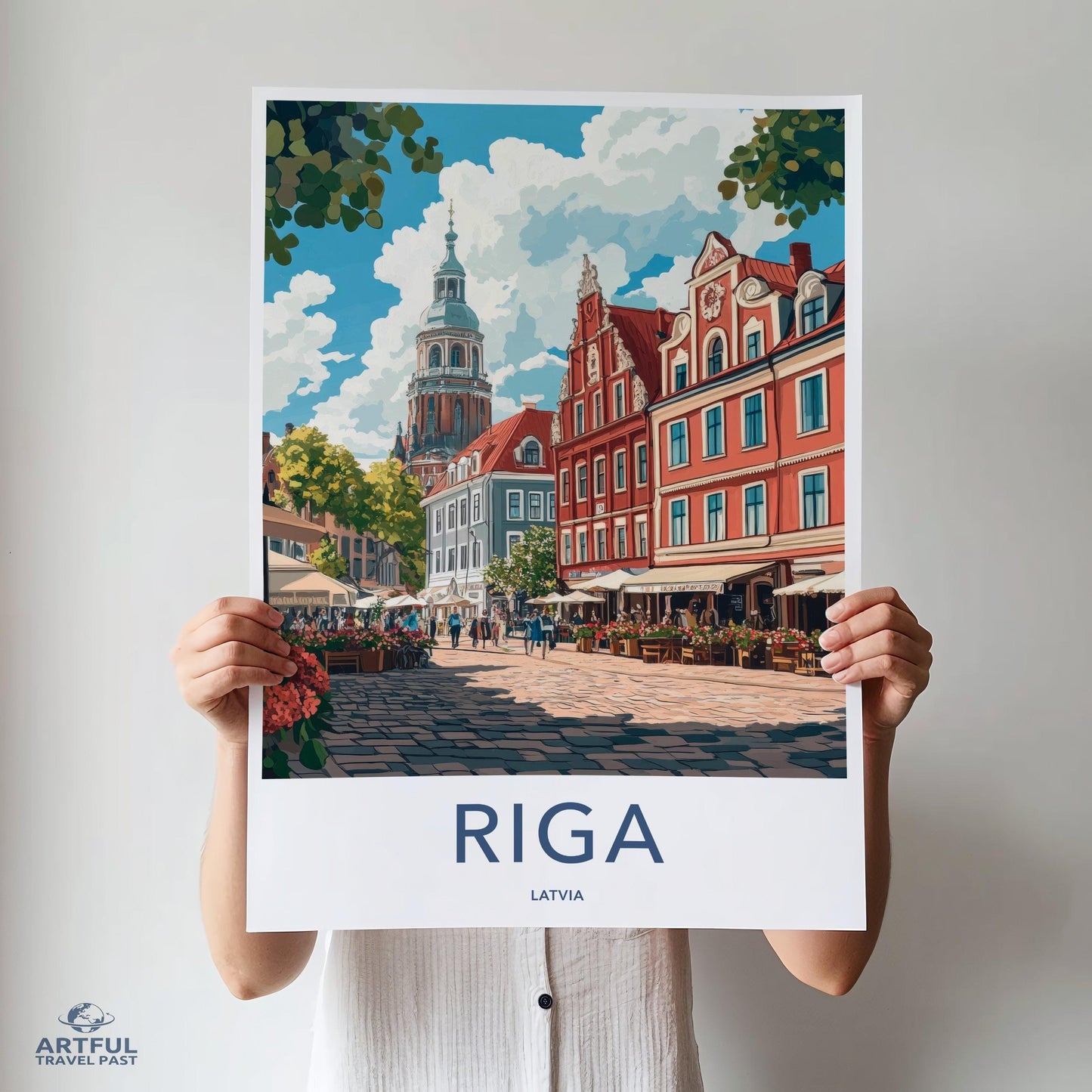 Riga Poster - Latvia Wall Art
