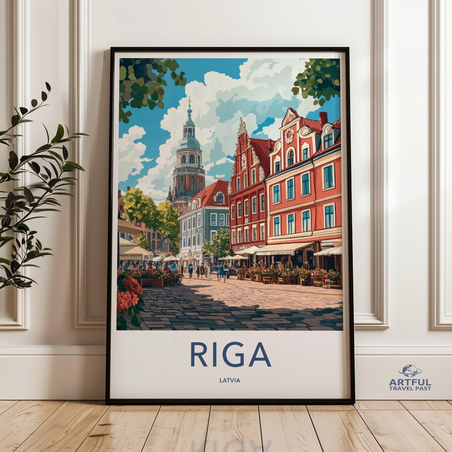 Riga Poster - Latvia Wall Art