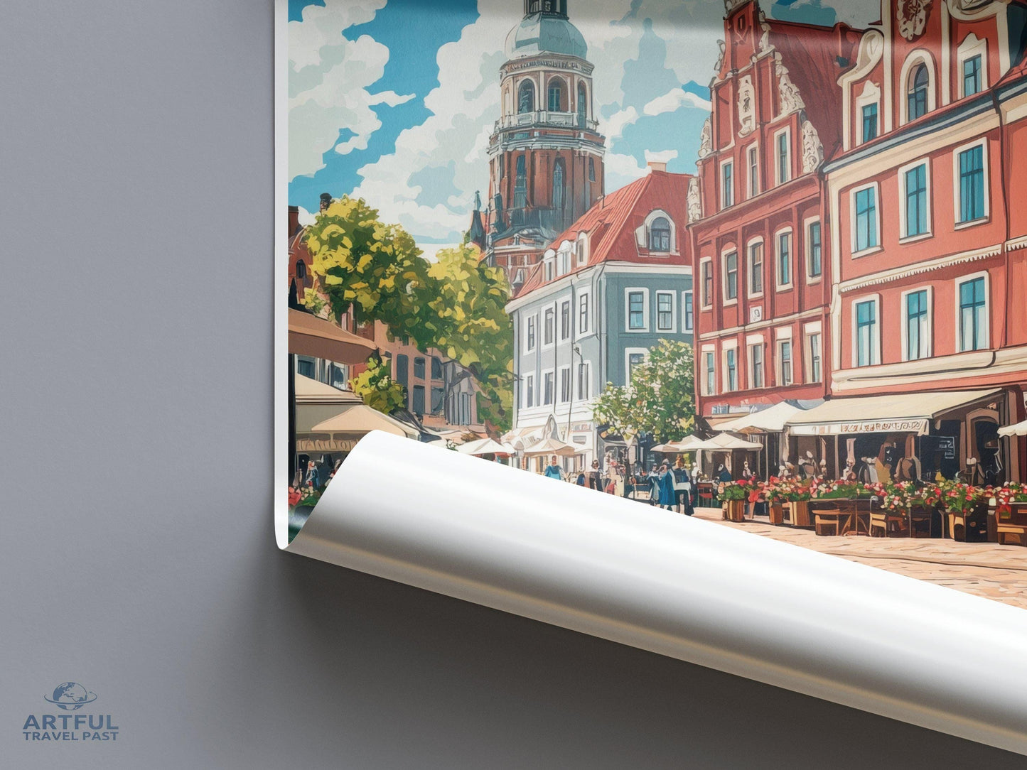 Riga Poster - Latvia Wall Art