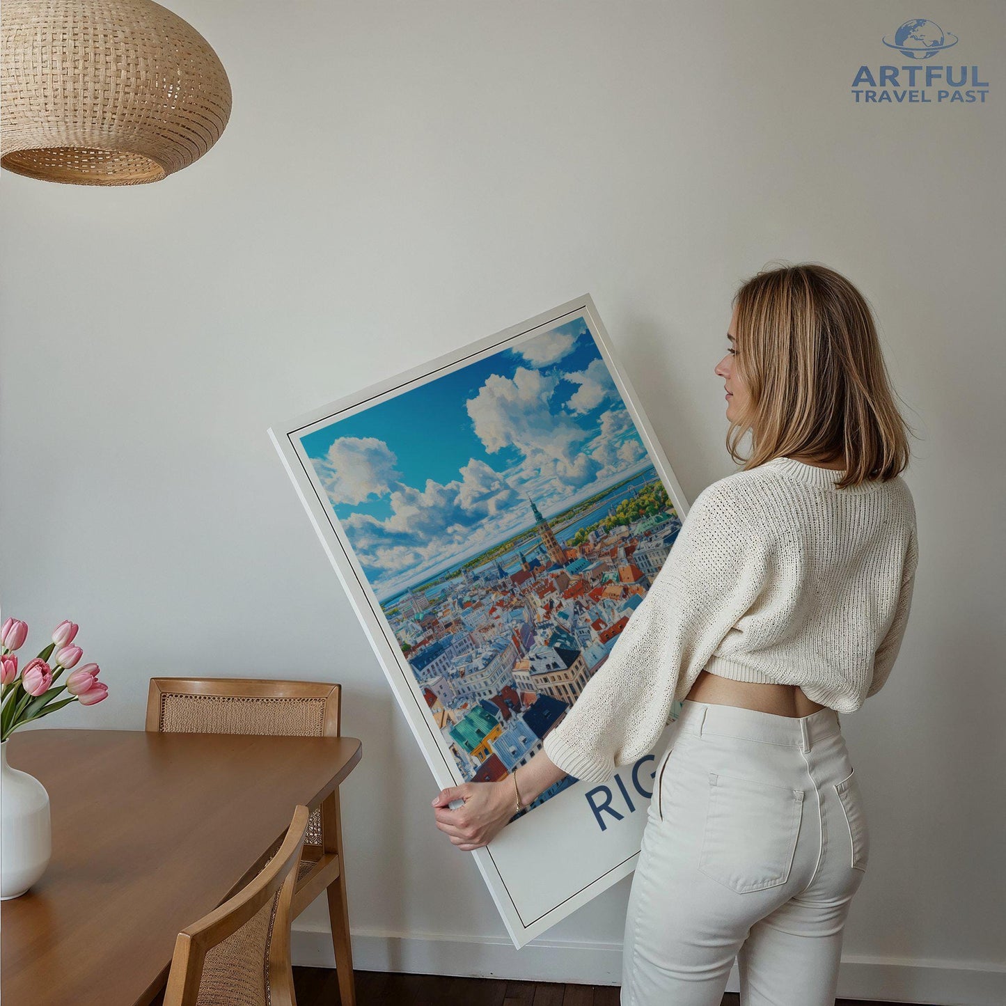 Riga Poster | Latvia Wall Art | Europe Decor