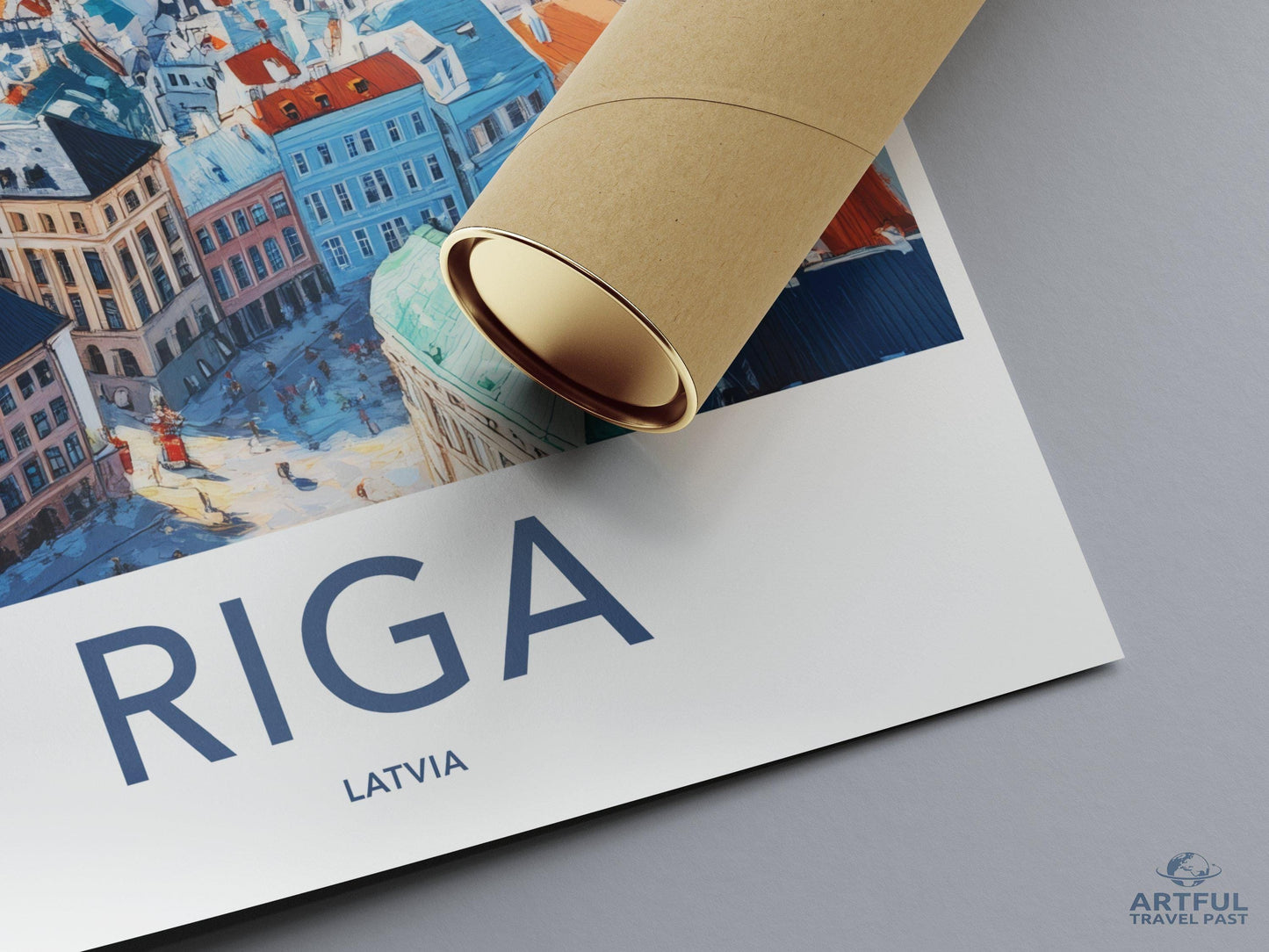 Riga Poster | Latvia Wall Art | Europe Decor