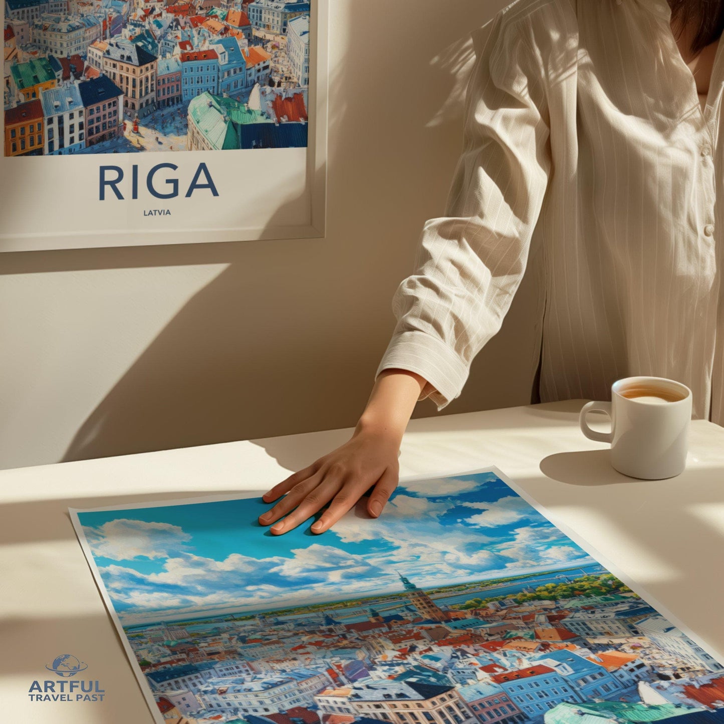 Riga Poster | Latvia Wall Art | Europe Decor