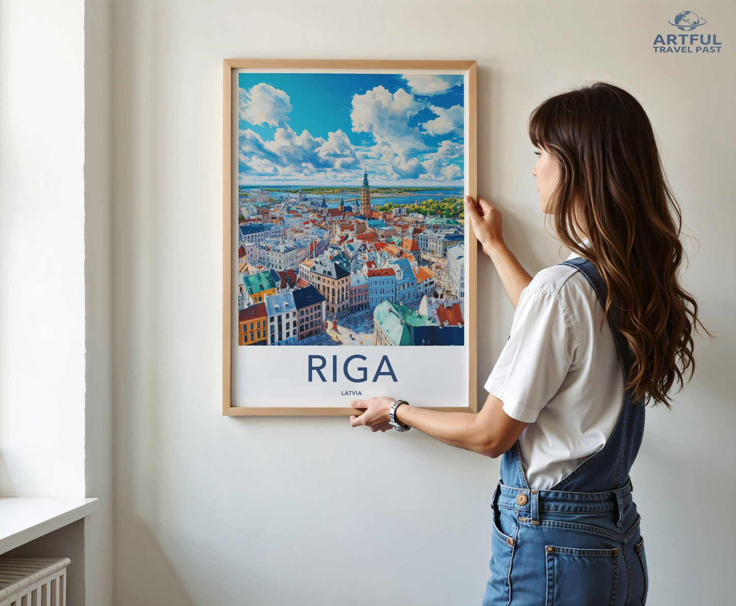 Riga Poster | Latvia Wall Art | Europe Decor