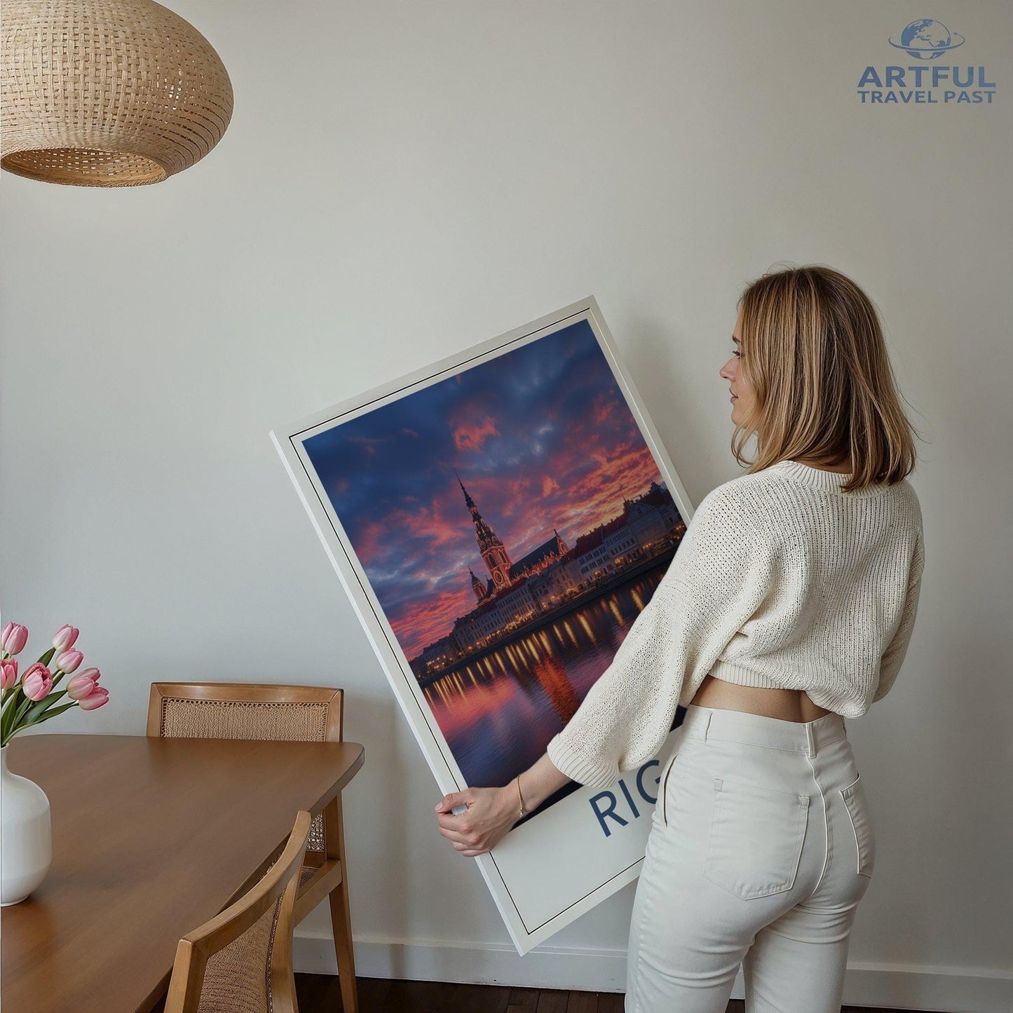 Riga Poster | Latvia Wall Art | Europe Decor