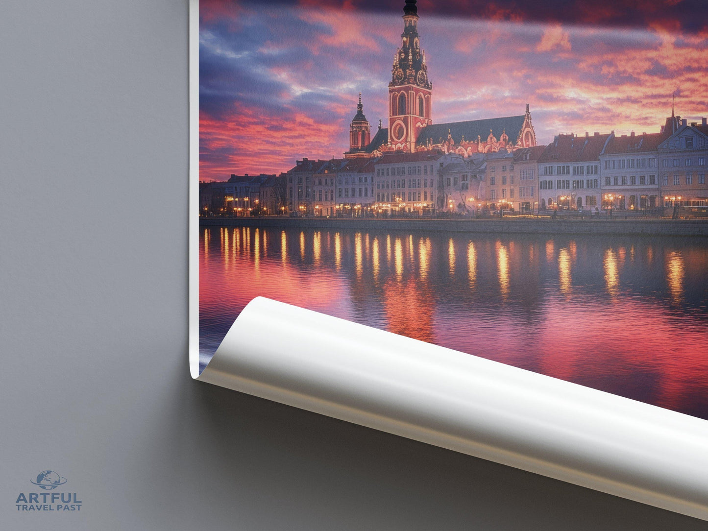 Riga Poster | Latvia Wall Art | Europe Decor