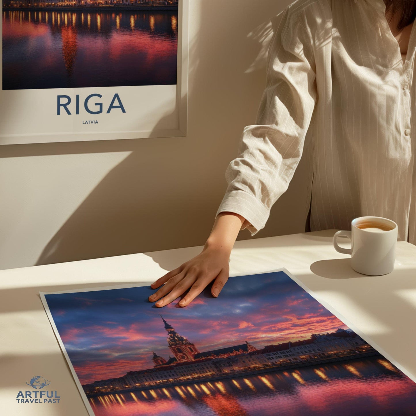 Riga Poster | Latvia Wall Art | Europe Decor