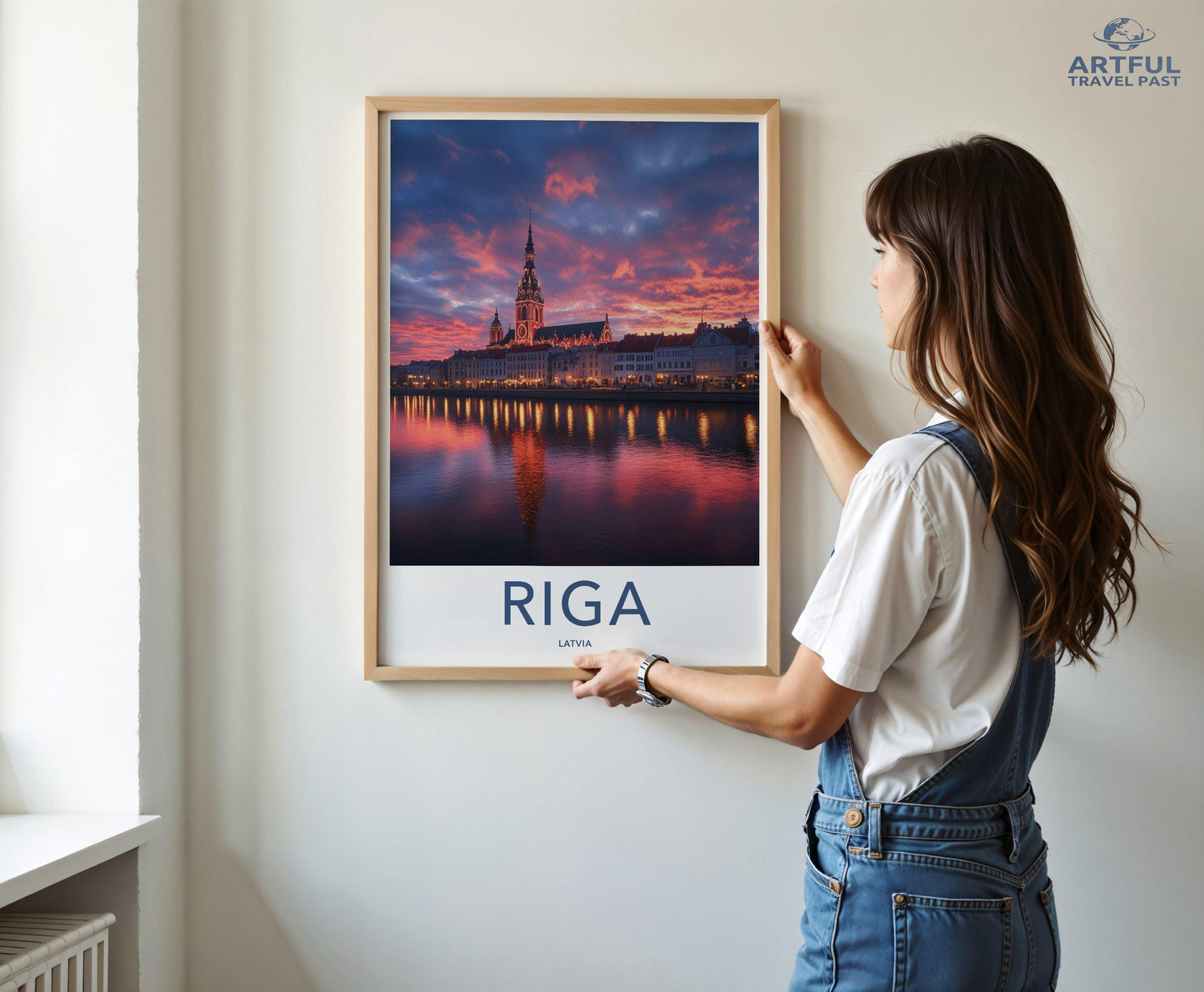 Riga Poster | Latvia Wall Art | Europe Decor