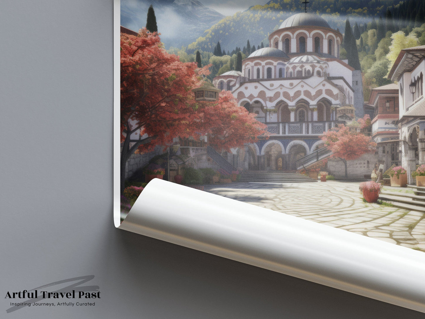 Rila Monastery Poster - Bulgaria Wall Art
