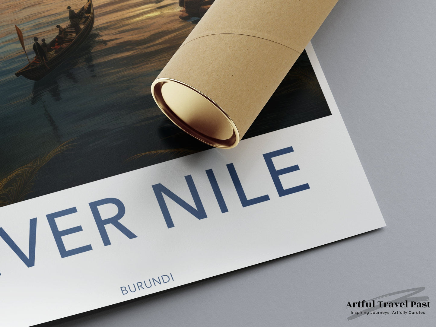 River Nile Burundi Poster