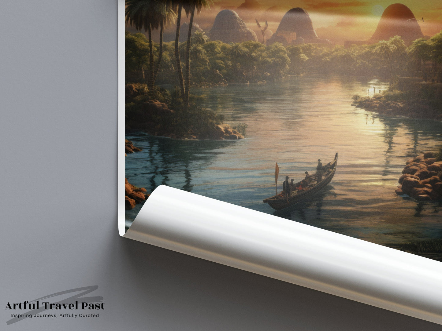 River Nile Burundi Poster