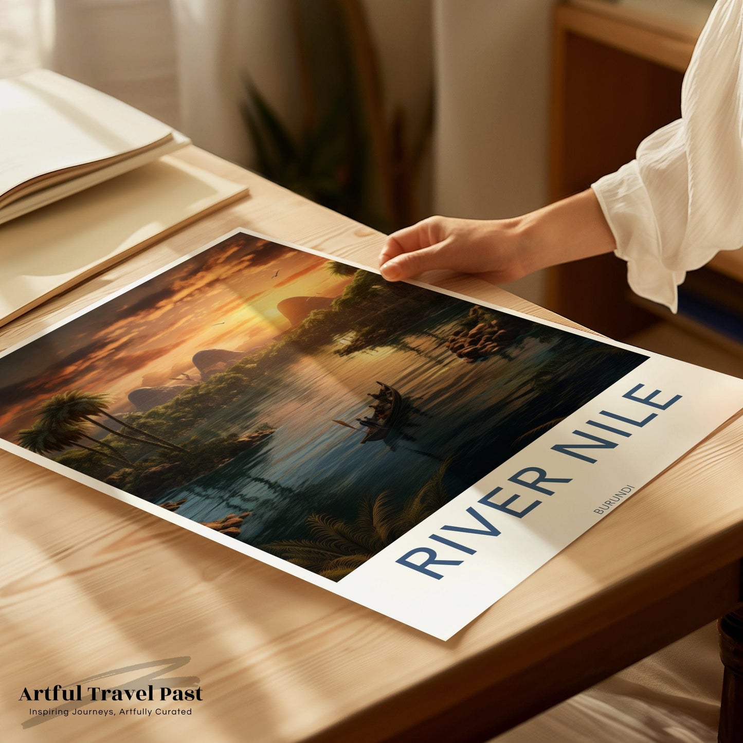 River Nile Burundi Poster