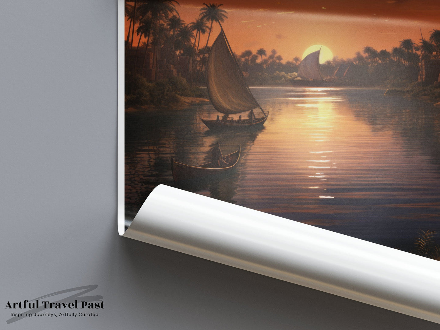 River Nile Poster - Kenya Wall Art