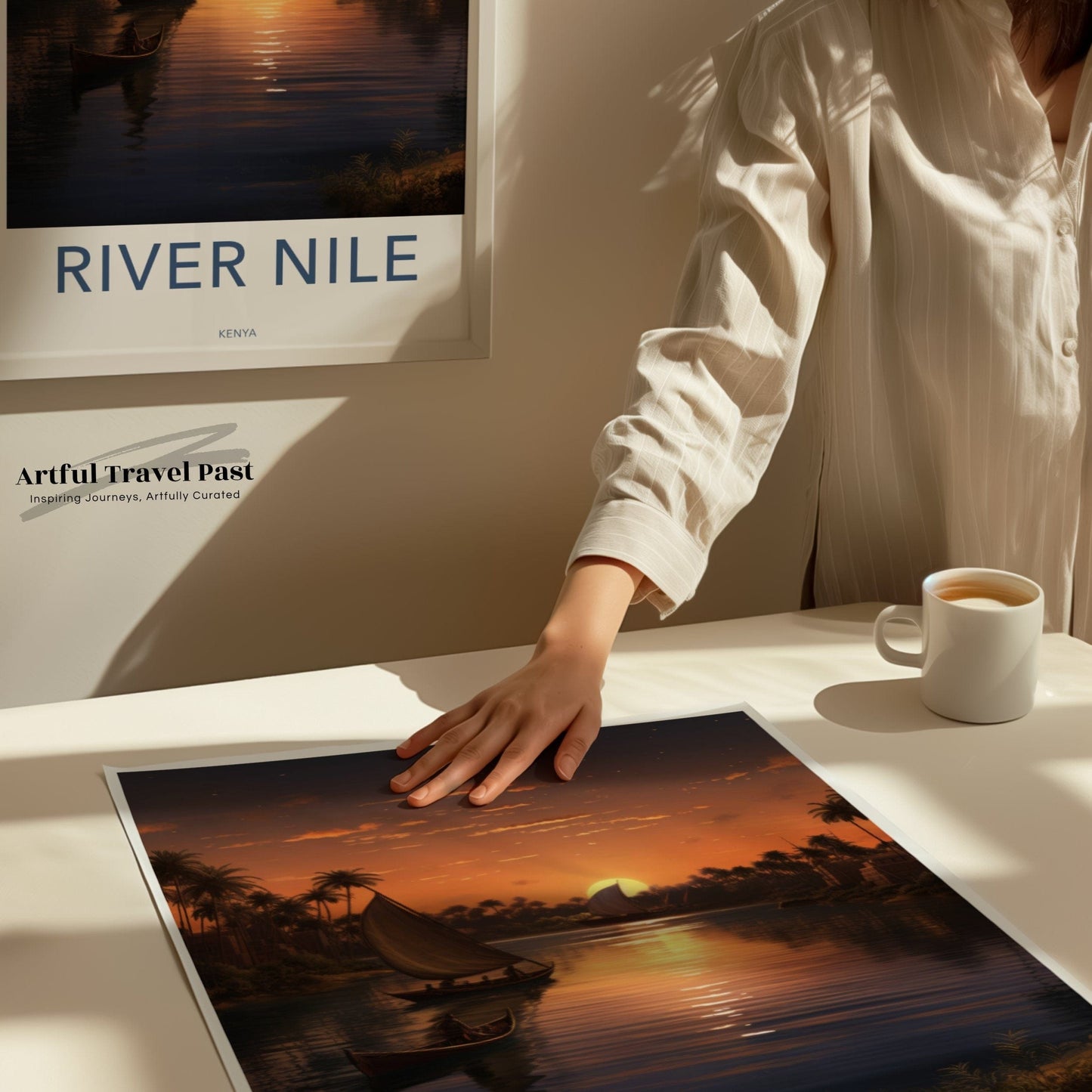 River Nile Poster - Kenya Wall Art