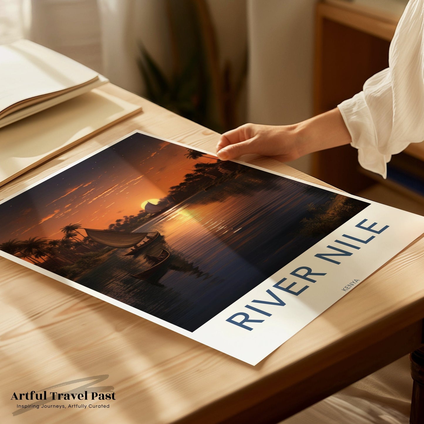 River Nile Poster - Kenya Wall Art