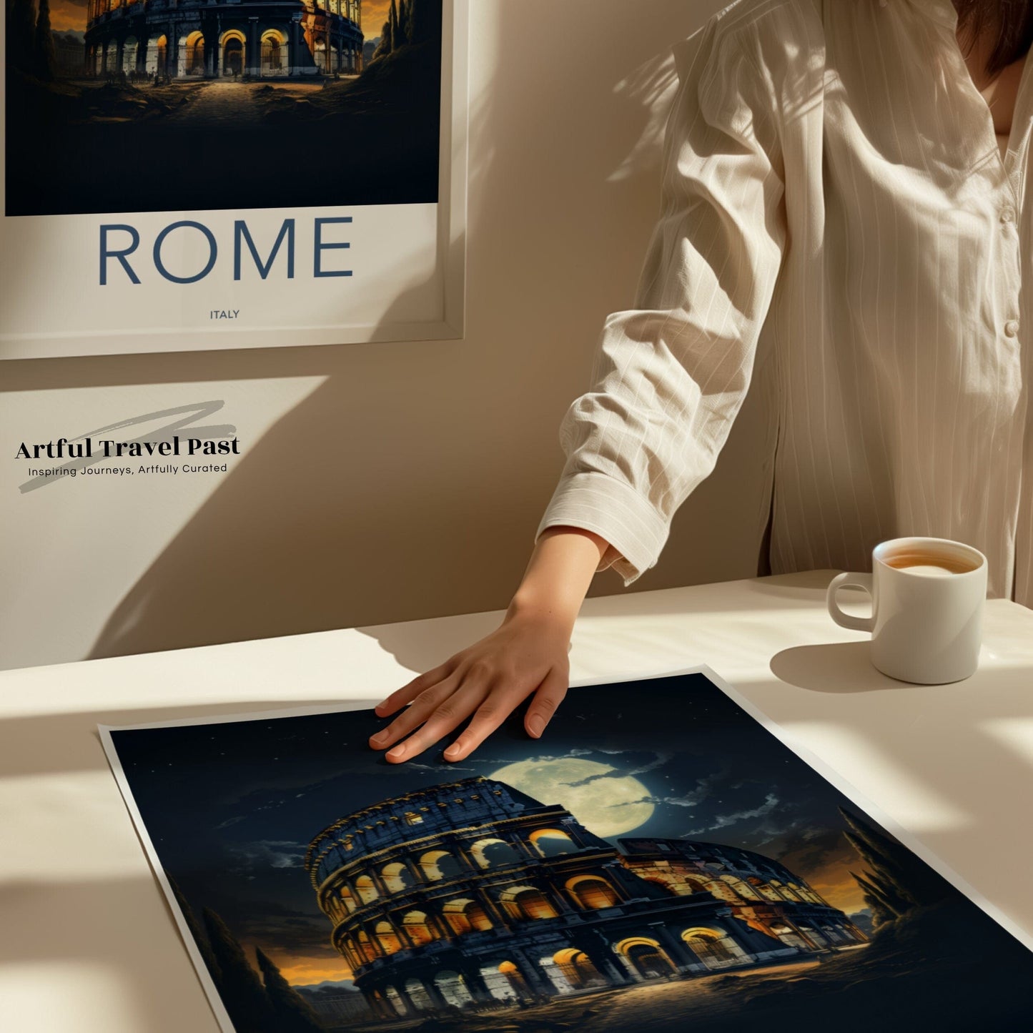 Rome Colosseum Poster | Italy Wall Art