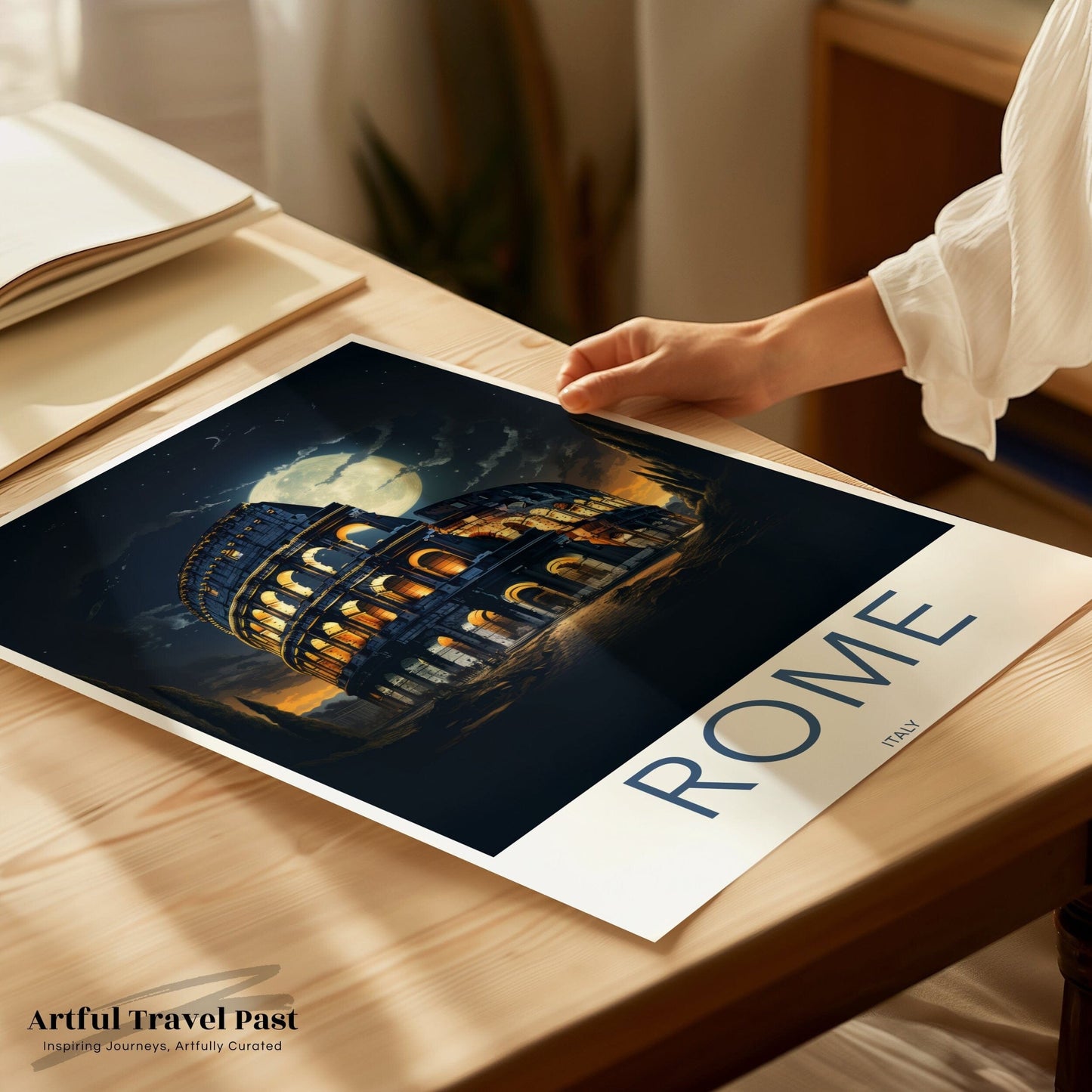 Rome Colosseum Poster | Italy Wall Art