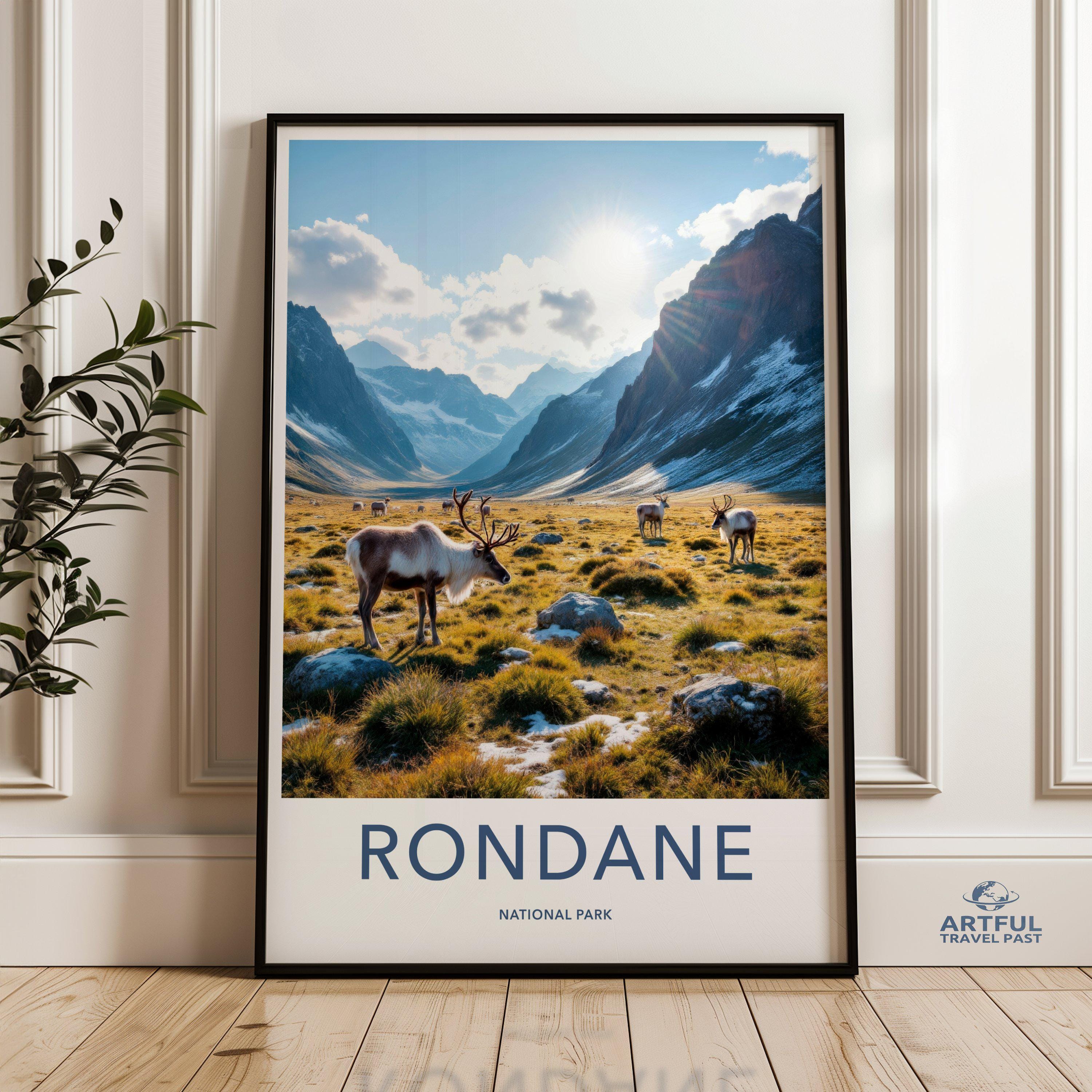 Rondane Poster - Norway Wall Art