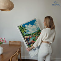 Roseau Poster - Dominica Wall Art