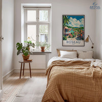 Roseau Poster - Dominica Wall Art