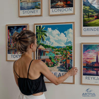 Roseau Poster - Dominica Wall Art