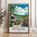 Roseau Poster - Dominica Wall Art
