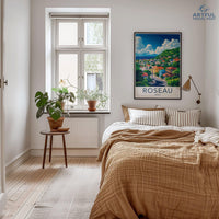 Roseau Poster - Dominica Wall Art