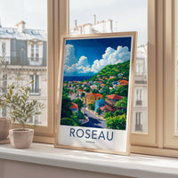 Roseau Poster - Dominica Wall Art