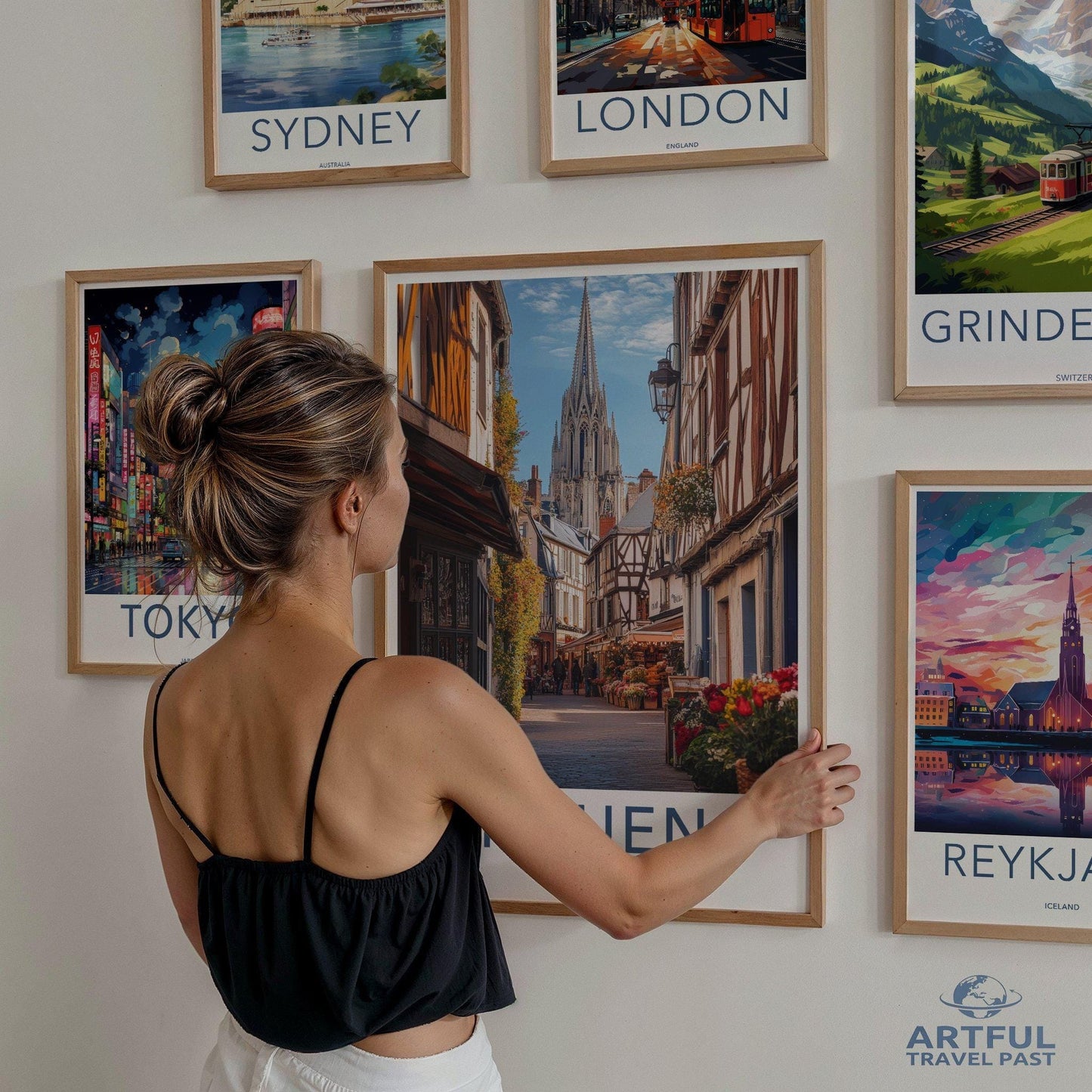 Rouen Poster | France Wall Art | Europe Decor