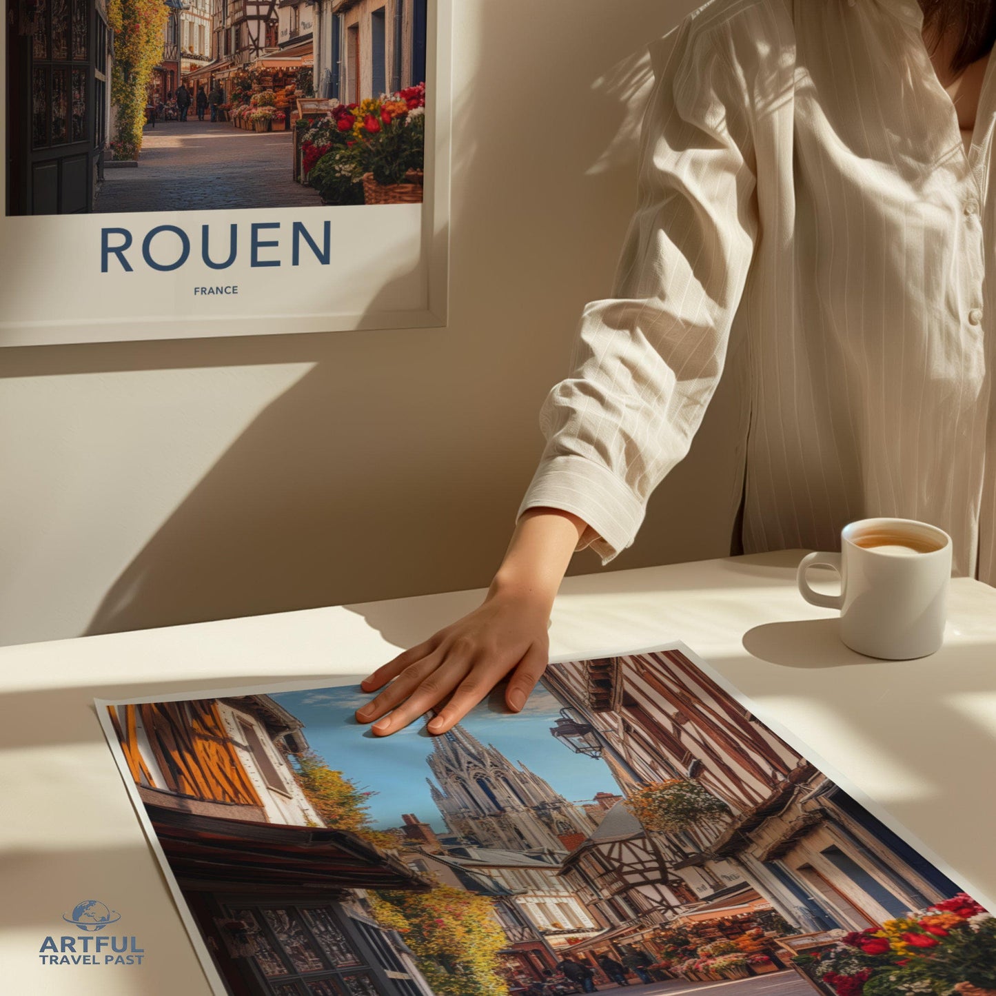 Rouen Poster | France Wall Art | Europe Decor