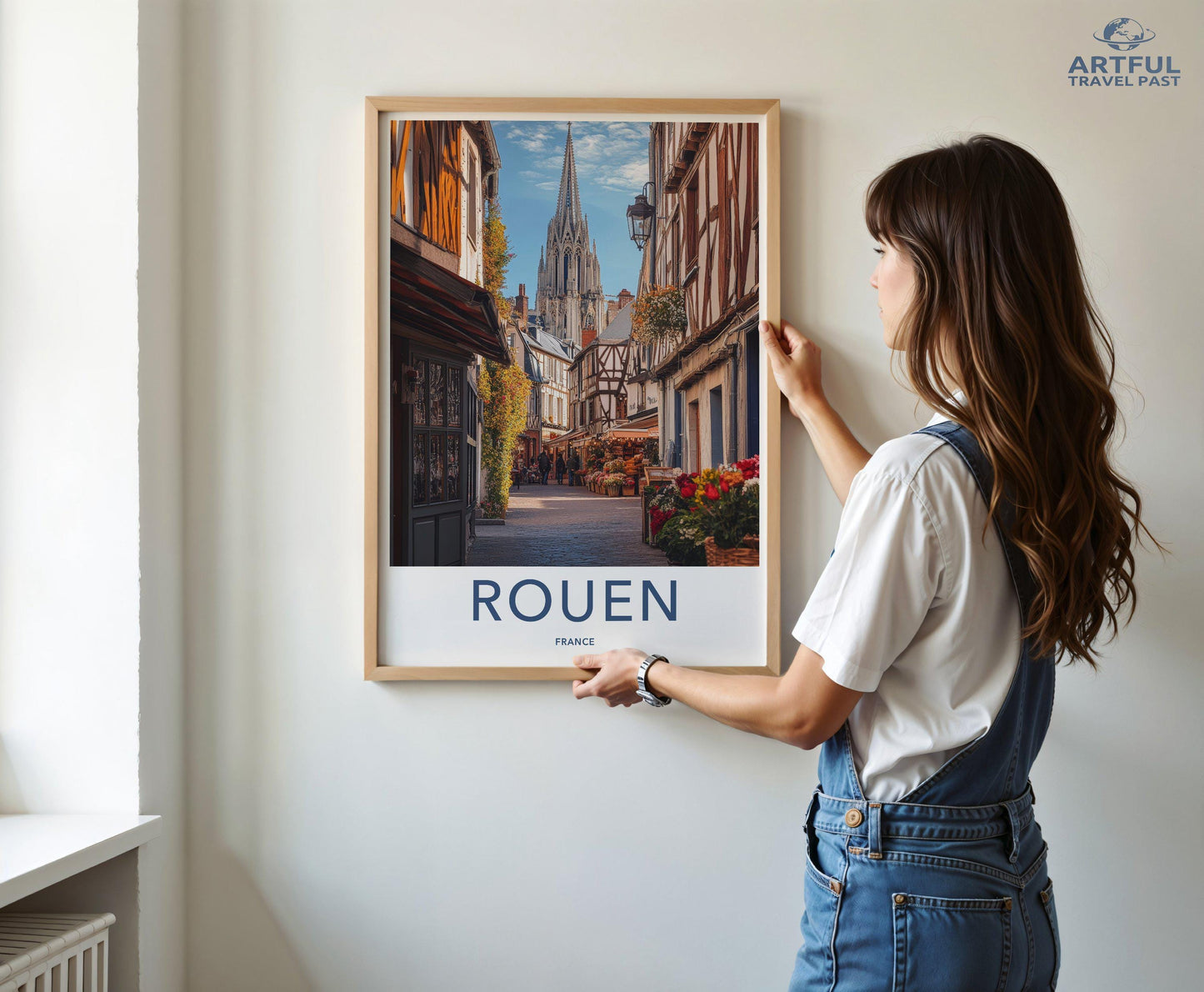 Rouen Poster | France Wall Art | Europe Decor