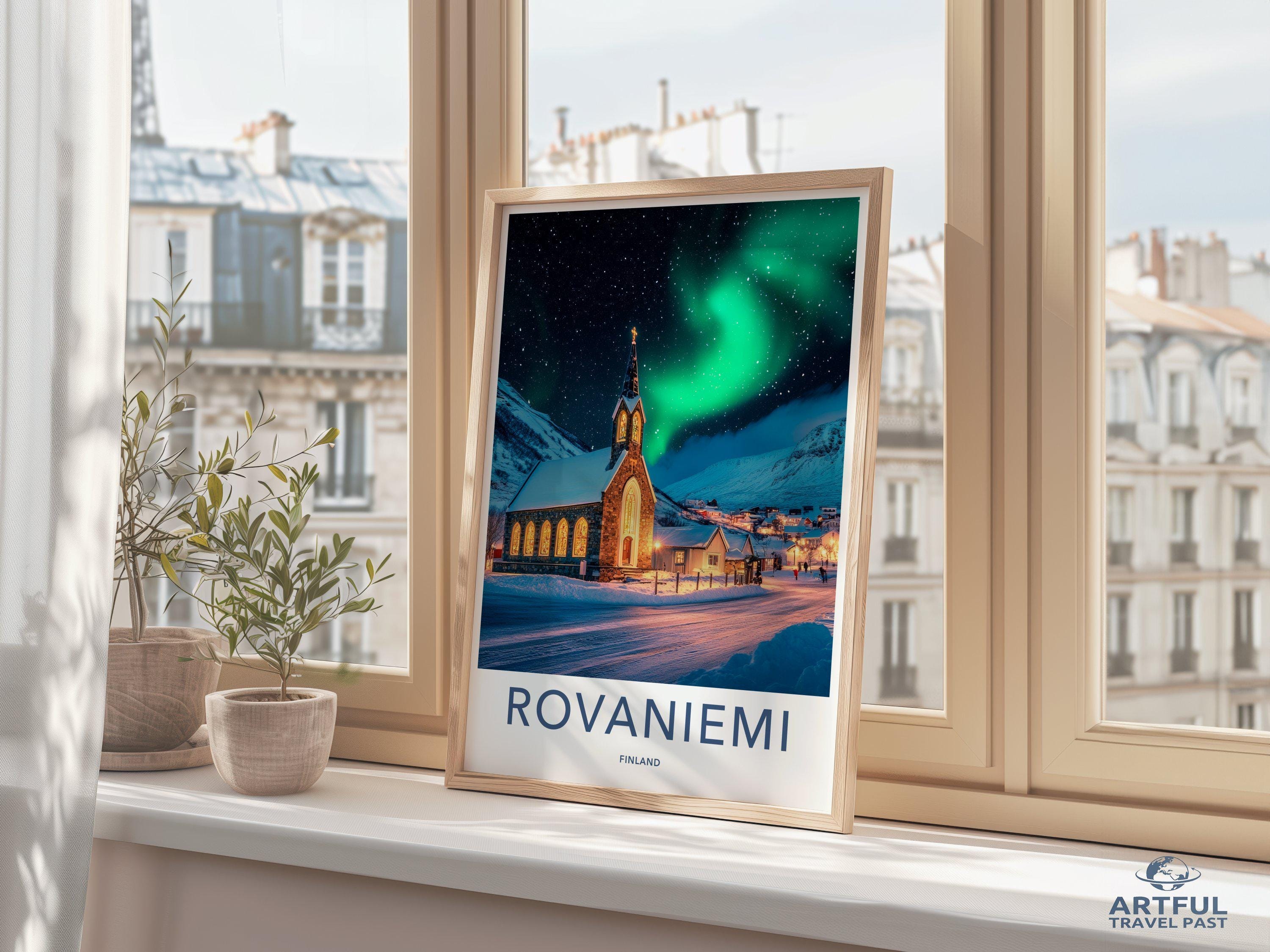 Rovaniemi Poster - Finland Wall Art