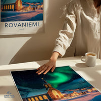 Rovaniemi Poster - Finland Wall Art