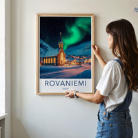 Rovaniemi Poster - Finland Wall Art
