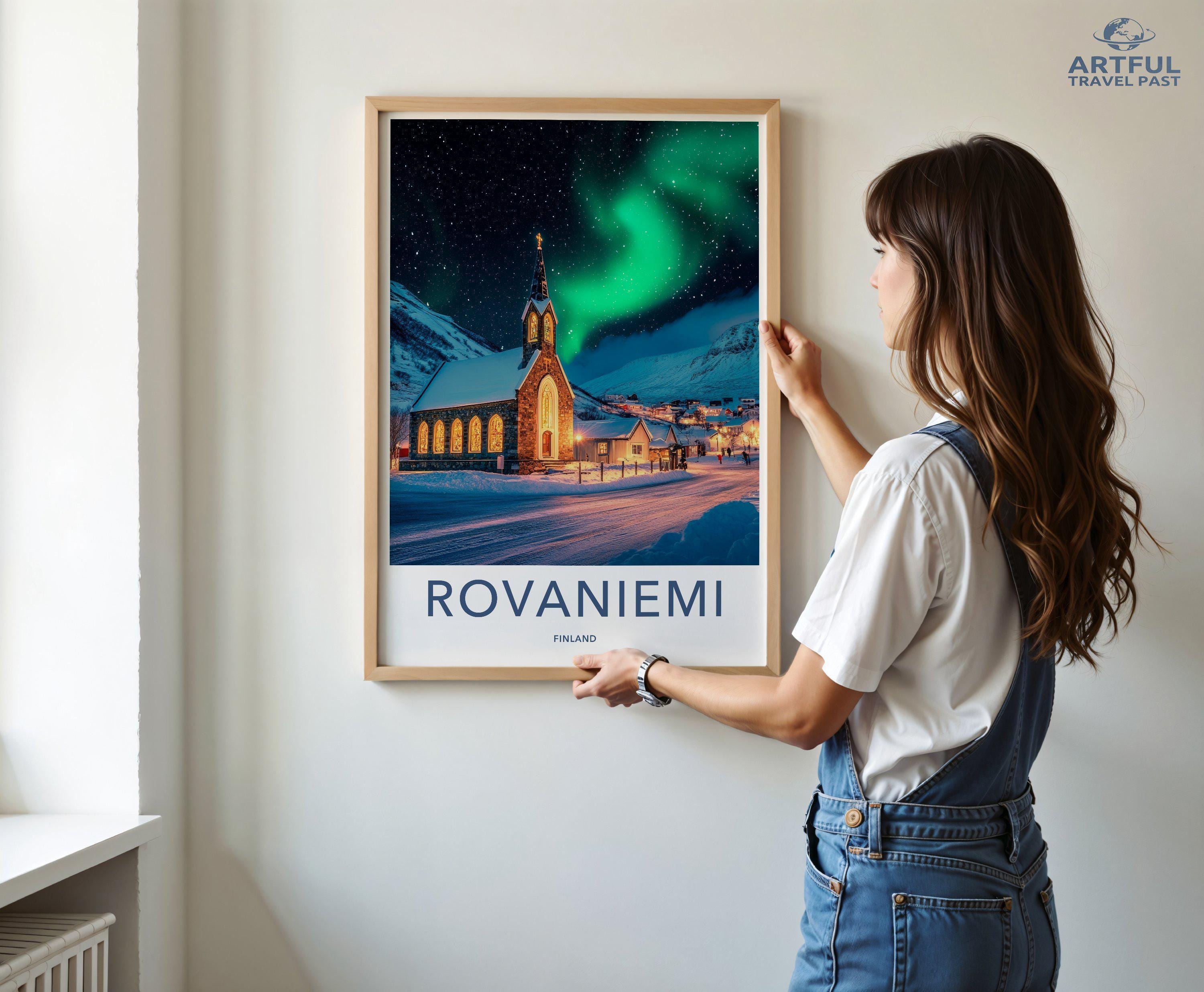 Rovaniemi Poster - Finland Wall Art