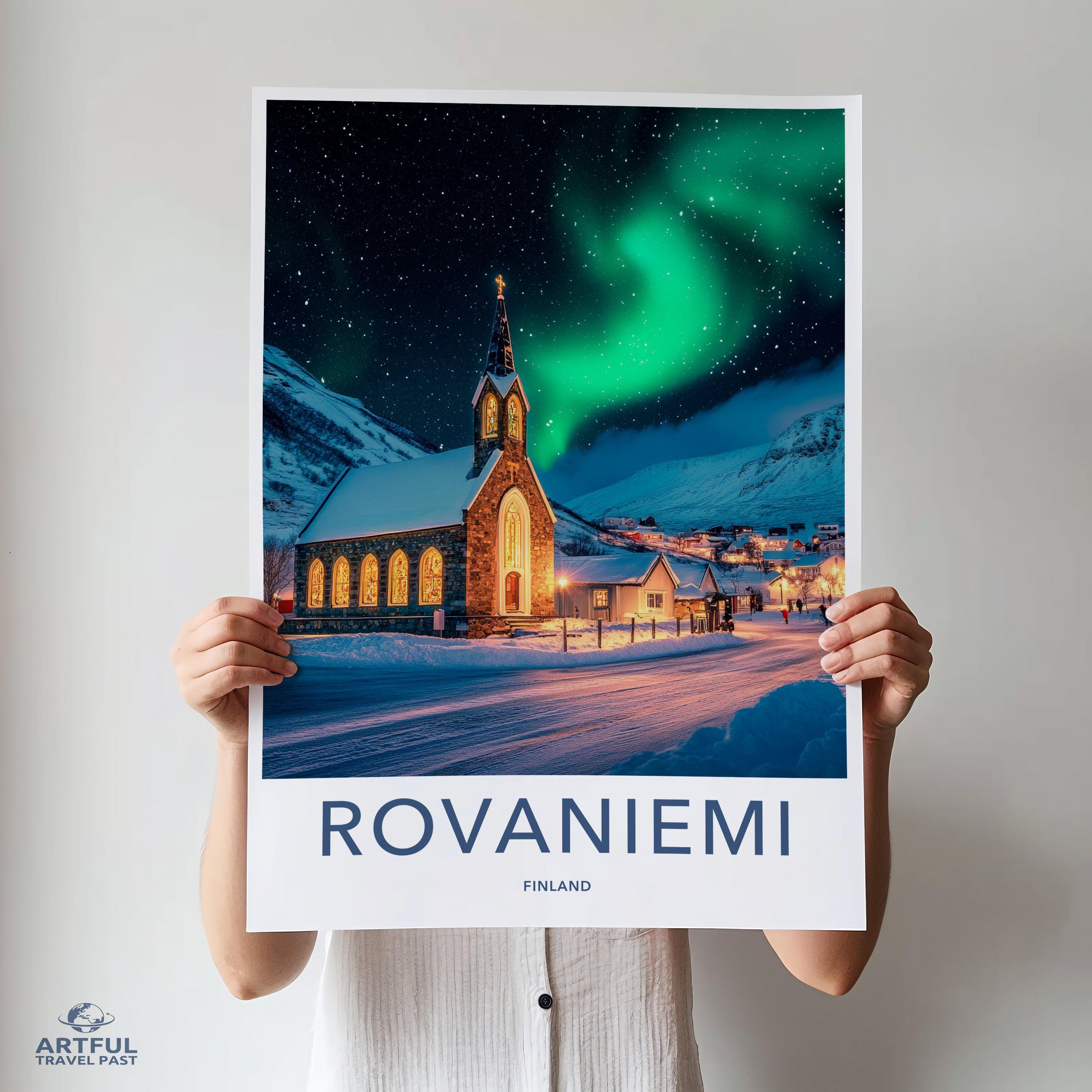 Rovaniemi Poster - Finland Wall Art