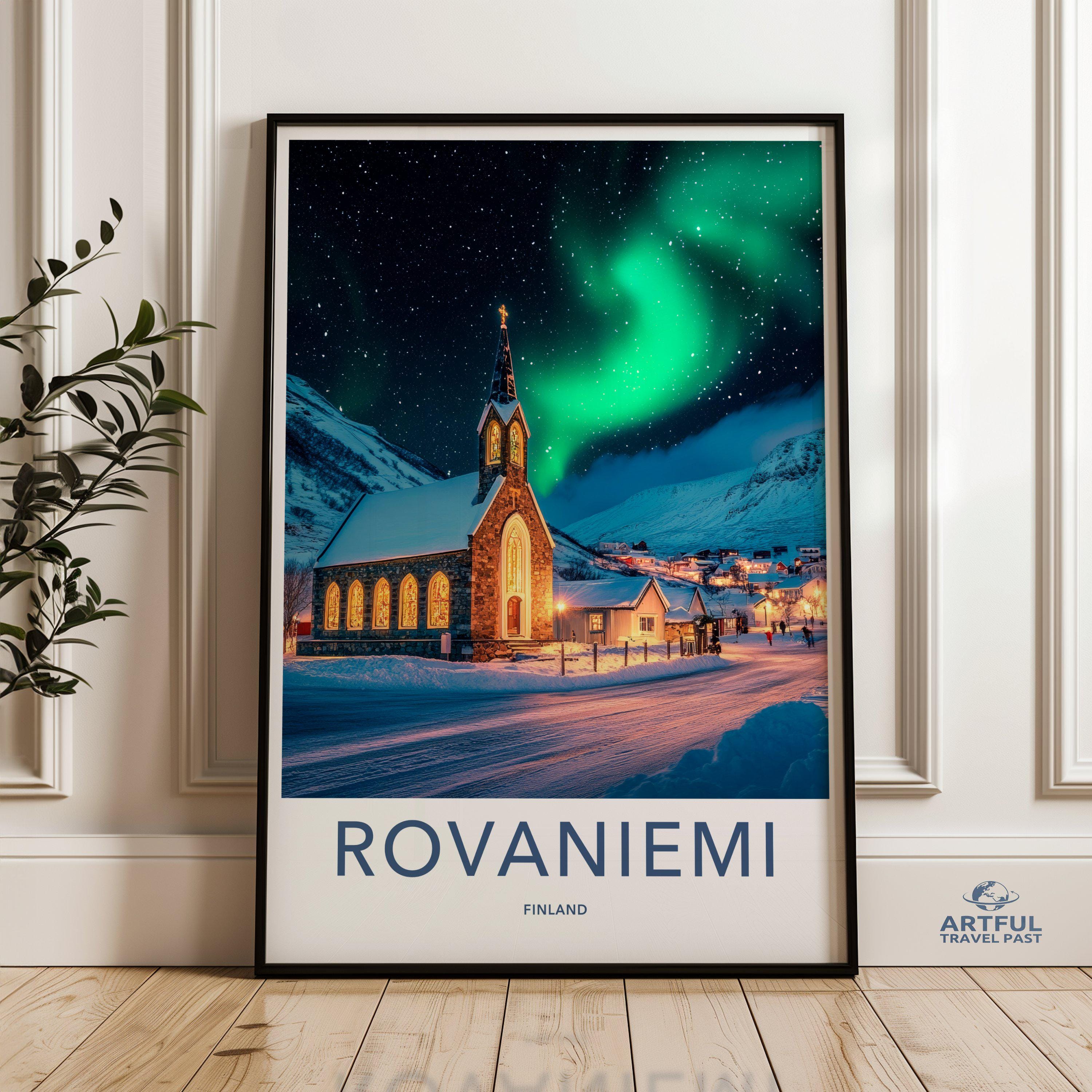 Rovaniemi Poster - Finland Wall Art
