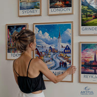 Rovaniemi Poster - Finland Wall Art