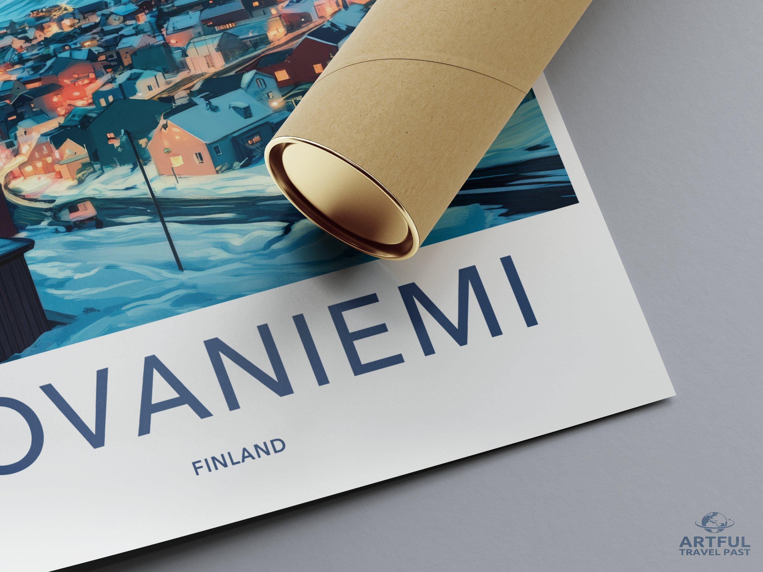 Rovaniemi Poster - Finland Wall Art