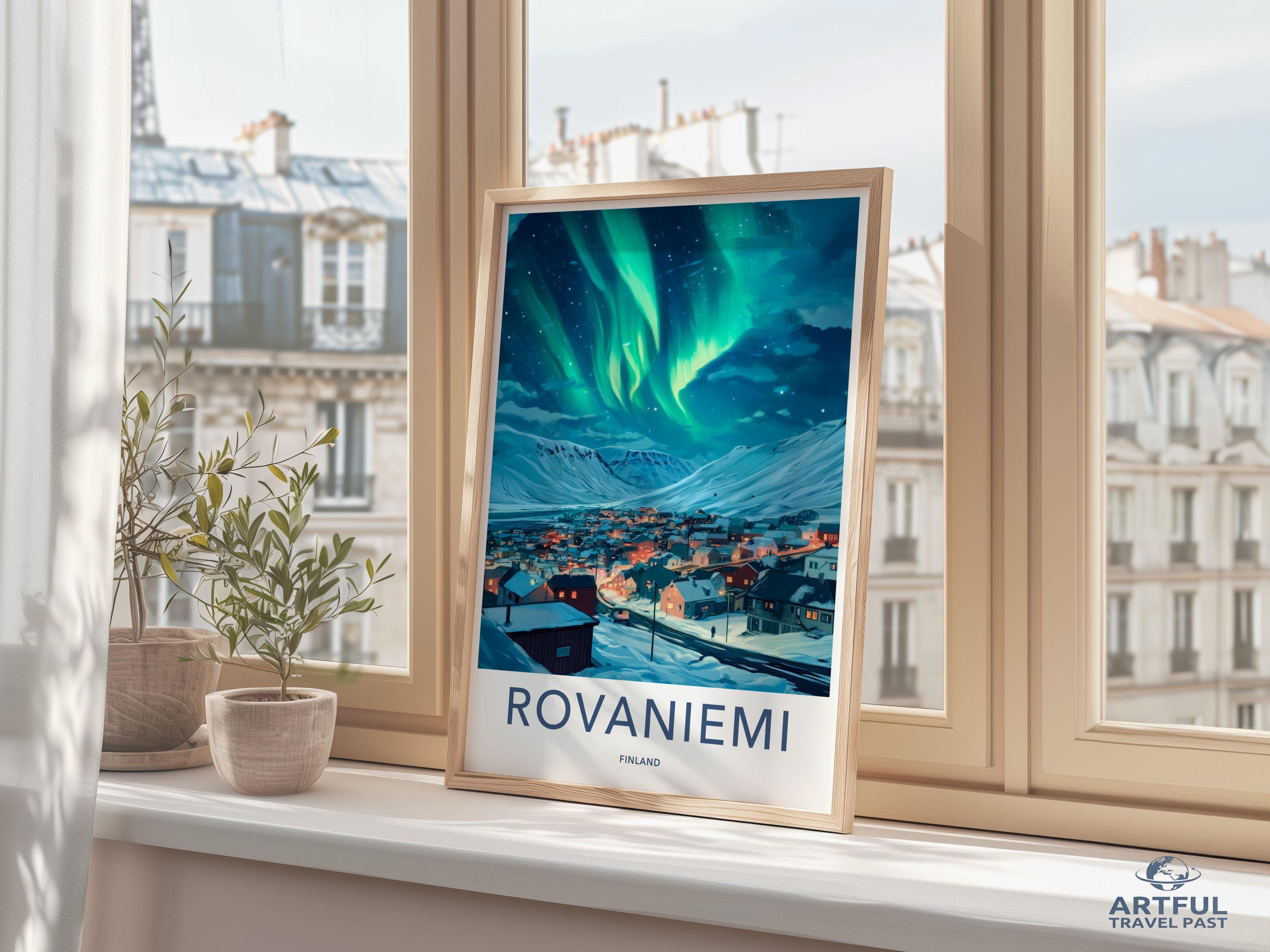 Rovaniemi Poster - Finland Wall Art
