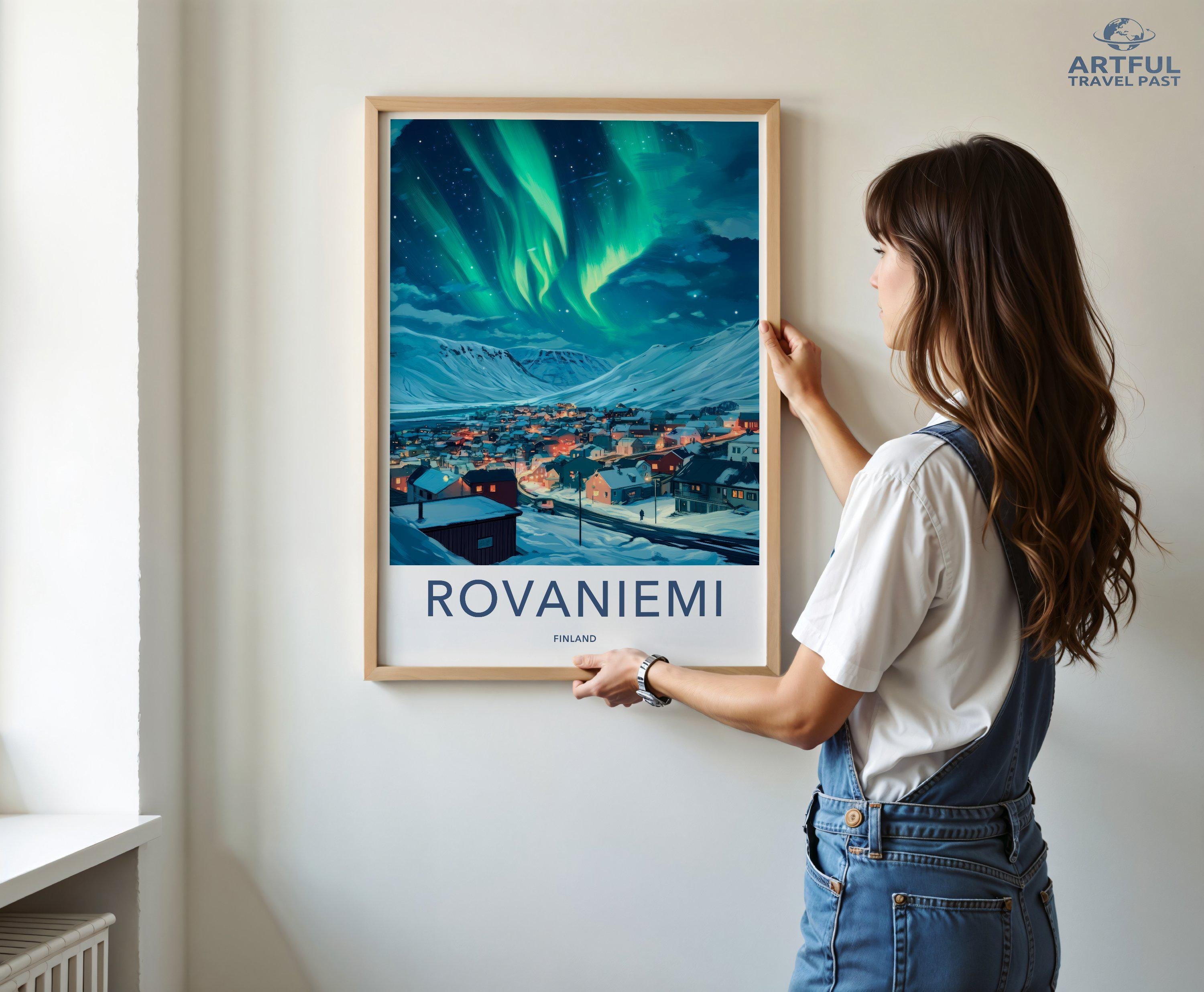 Rovaniemi Poster - Finland Wall Art