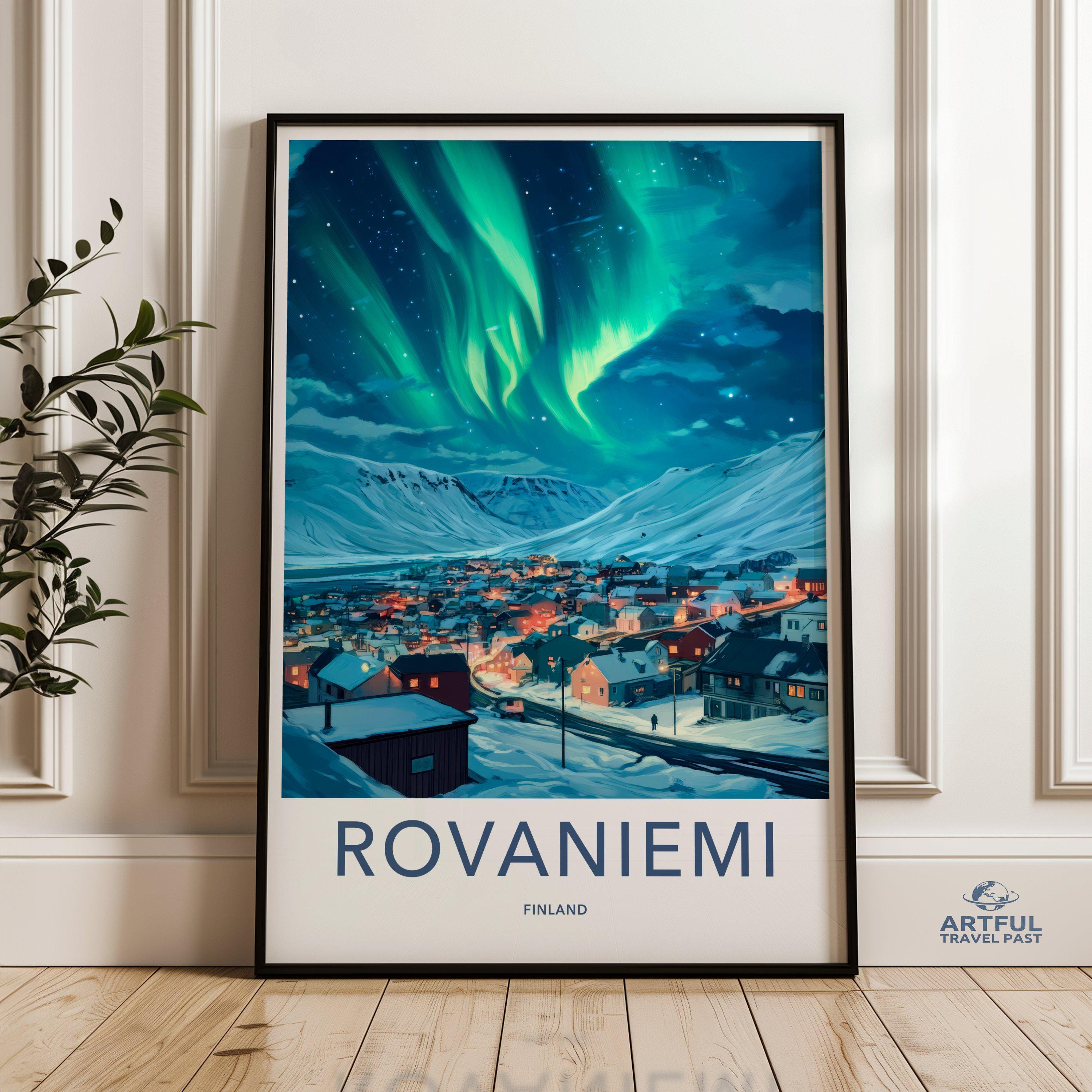 Rovaniemi Poster - Finland Wall Art