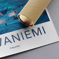 Rovaniemi Poster - Finland Wall Art