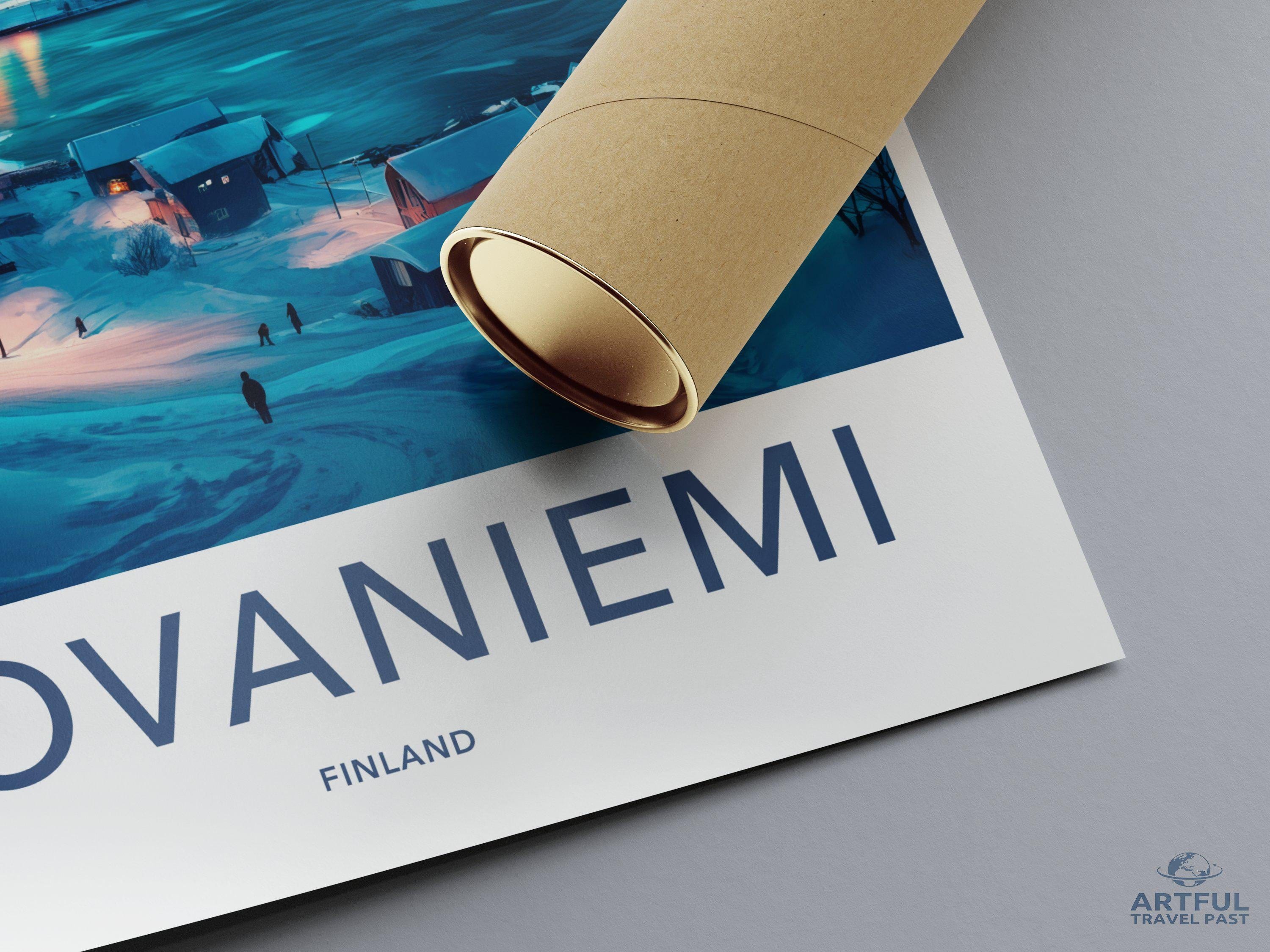 Rovaniemi Poster - Finland Wall Art