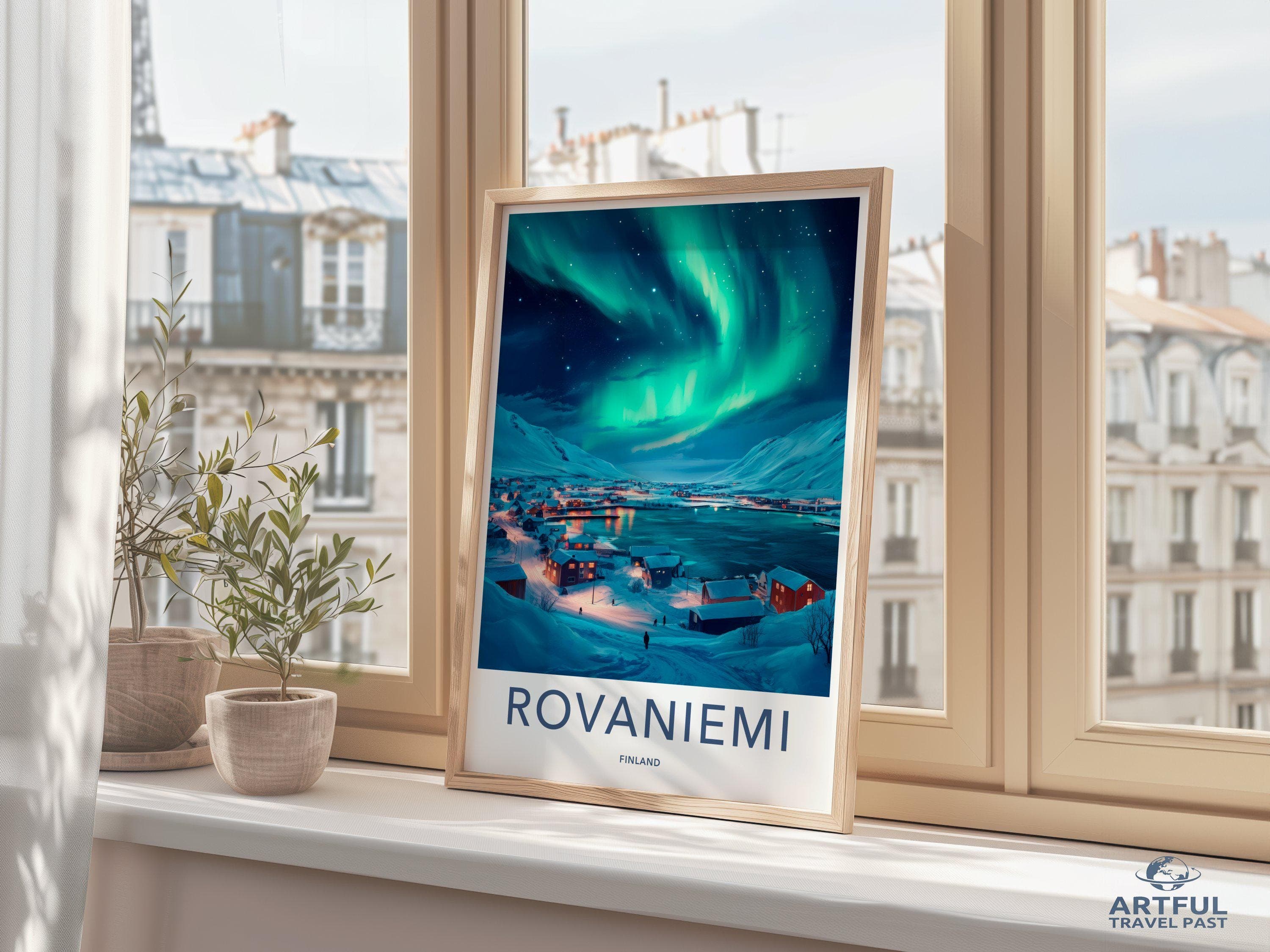 Rovaniemi Poster - Finland Wall Art